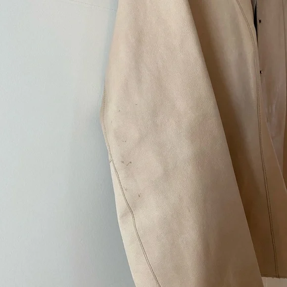 AMAZING Vintage Tan Leather Jacket - Picture 4 of 8